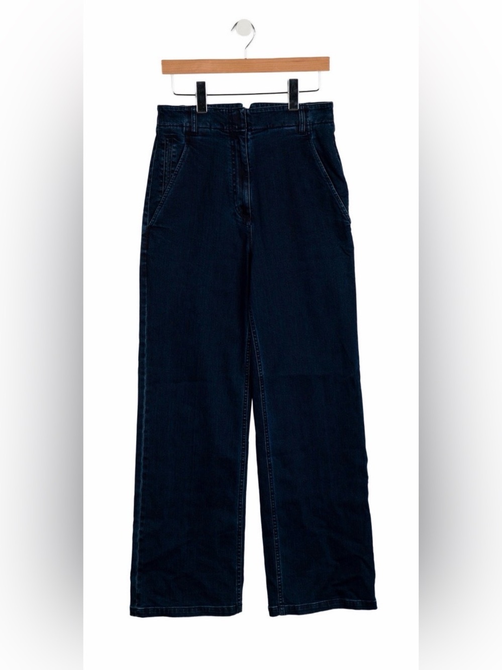 Tibi wide Leg Women's Jeans in Dark Navy